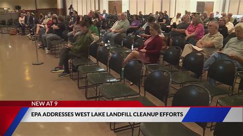 EPA addresses Westlake landfill cleanup efforts